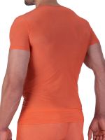 MANSTORE M2327: Casual T-Shirt, coral