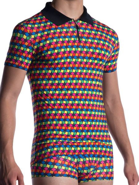 MANSTORE M2056: Polo Shirt, rainbow202