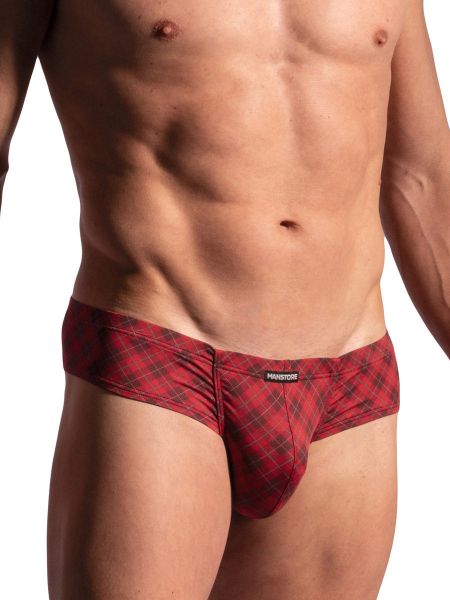 MANSTORE M2224: Cheeky Brief, check red