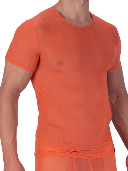 MANSTORE M2327: Casual T-Shirt, coral