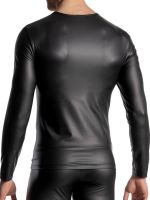 MANSTORE M2116: Zipped Shirt, schwarz