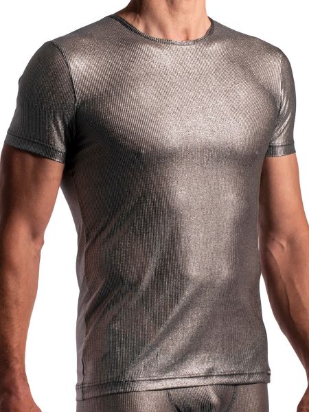 MANSTORE M2281: Casual T-Shirt, silber