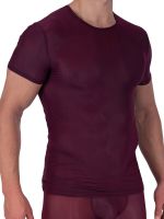MANSTORE M2327: Casual T-Shirt, burgundy