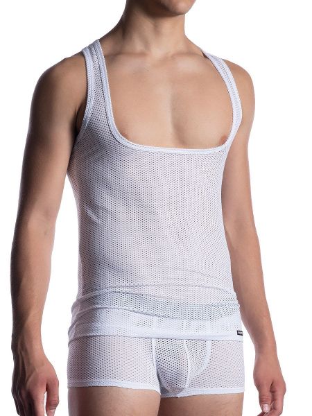 MANSTORE M2051: Workout Shirt, weiß
